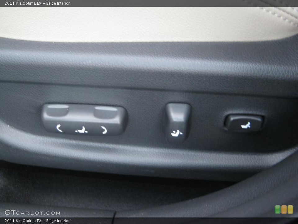 Beige Interior Controls for the 2011 Kia Optima EX #41150488