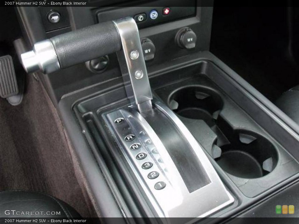 Ebony Black Interior Transmission for the 2007 Hummer H2 SUV #41151120