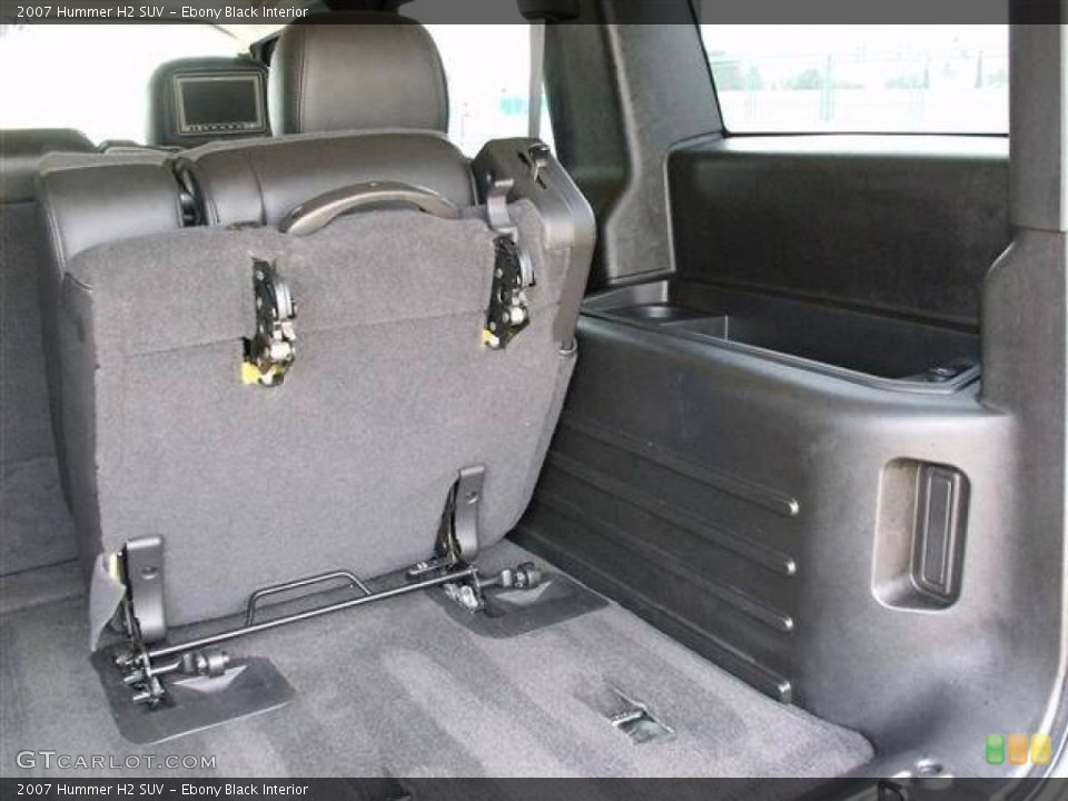 Ebony Black Interior Trunk for the 2007 Hummer H2 SUV #41151152