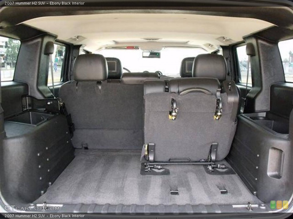 Ebony Black Interior Trunk for the 2007 Hummer H2 SUV #41151184