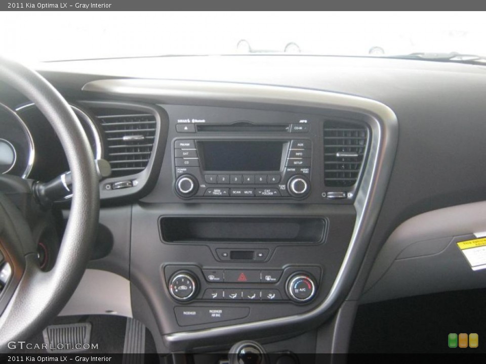 Gray Interior Controls for the 2011 Kia Optima LX #41151248