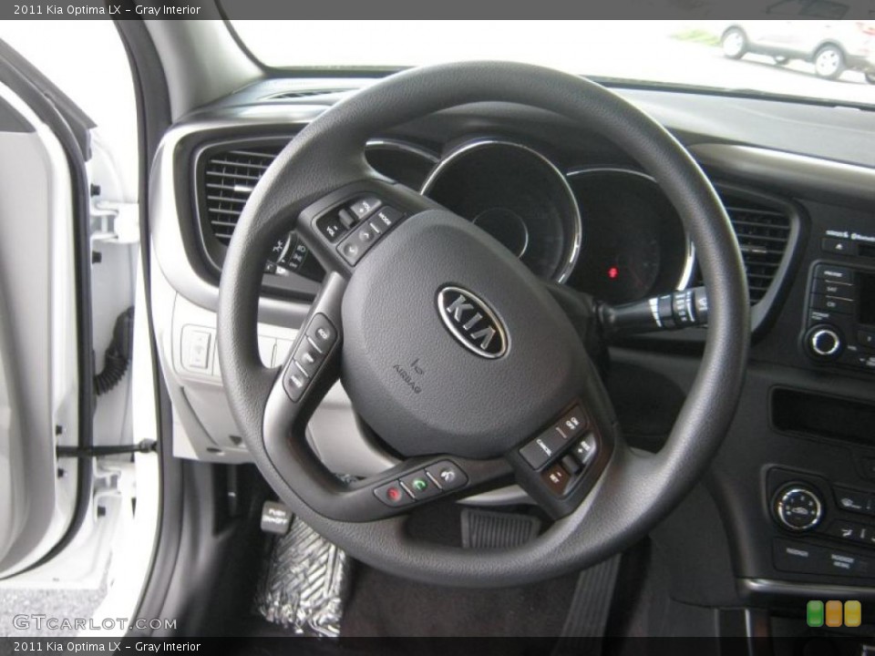 Gray Interior Steering Wheel for the 2011 Kia Optima LX #41151260