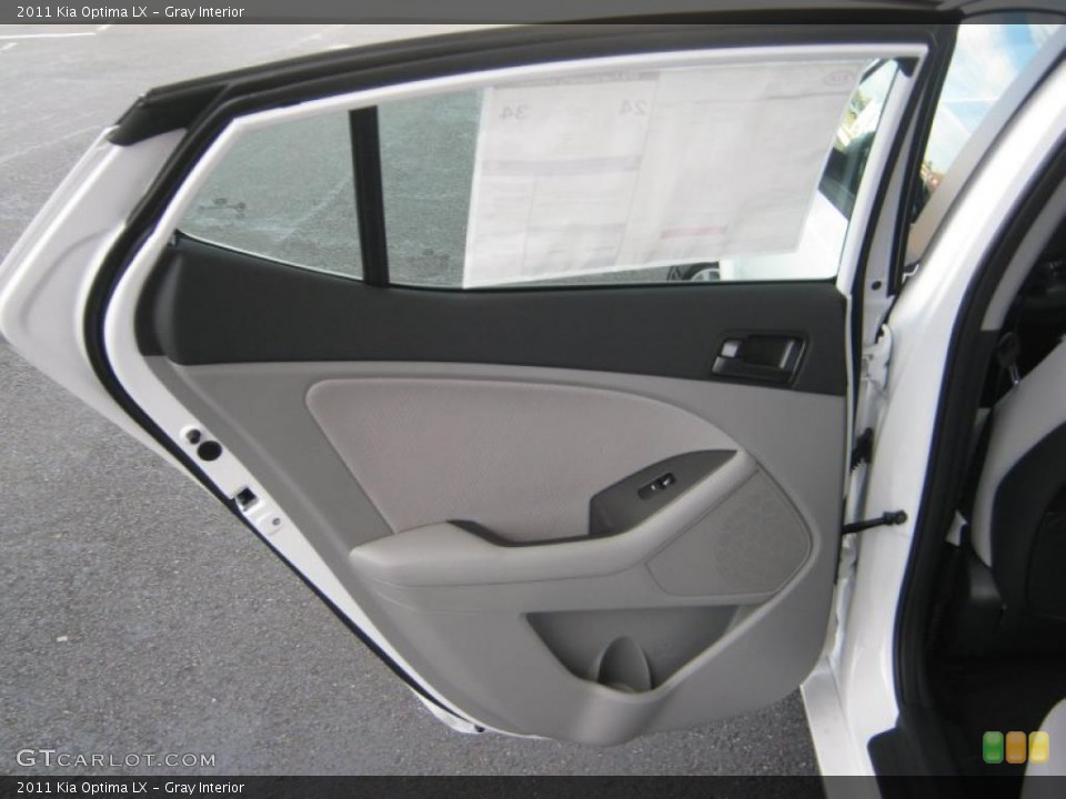 Gray Interior Door Panel for the 2011 Kia Optima LX #41151380