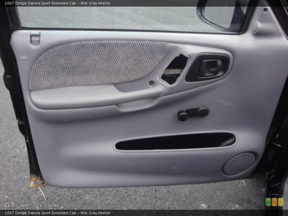 Mist Gray Interior Door Panel for the 1997 Dodge Dakota Sport Extended Cab #41152056