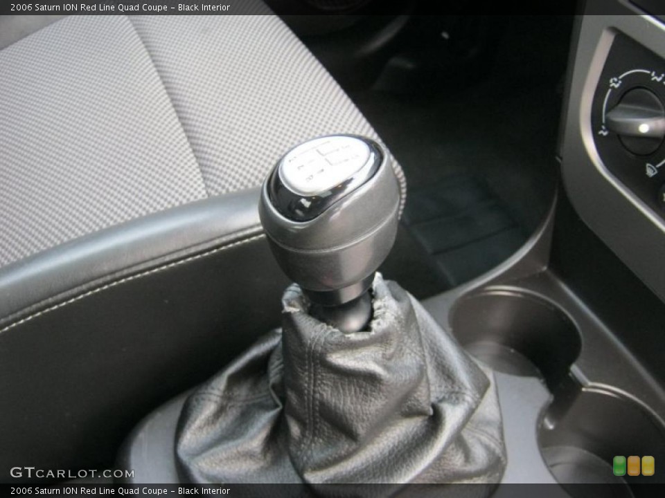Black Interior Transmission for the 2006 Saturn ION Red Line Quad Coupe #41152512