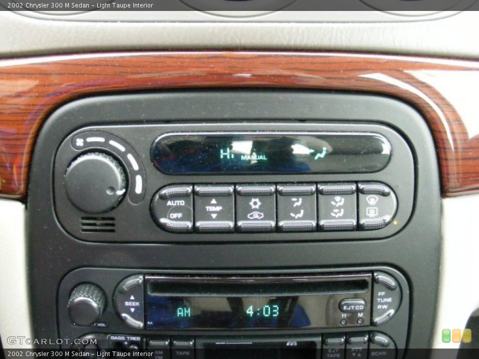 Light Taupe Interior Controls for the 2002 Chrysler 300 M Sedan #41152808