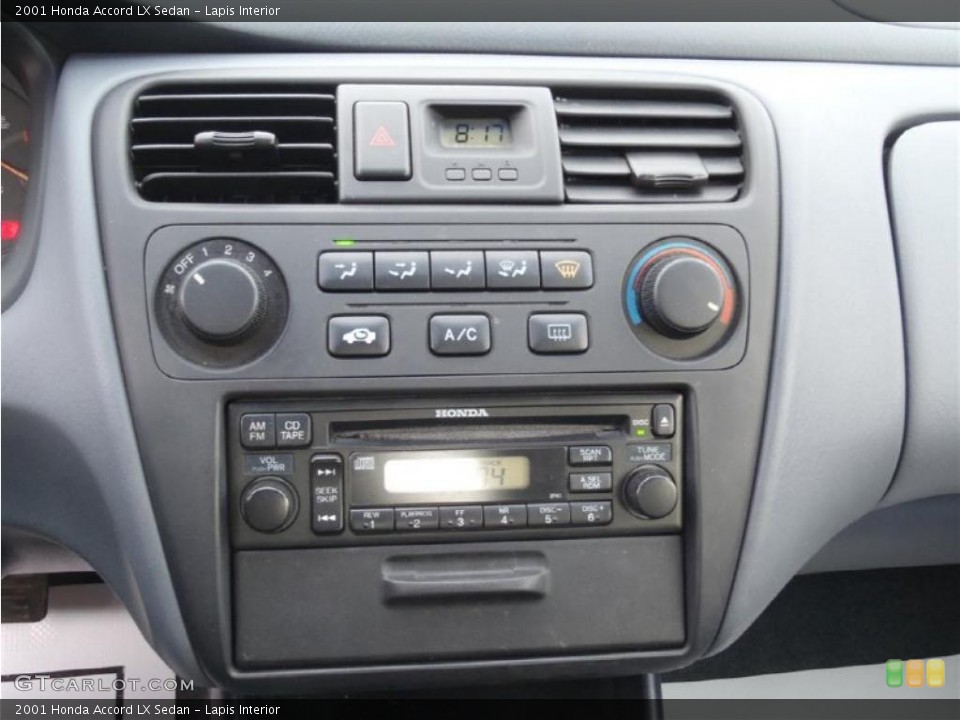Lapis Interior Controls for the 2001 Honda Accord LX Sedan #41153736