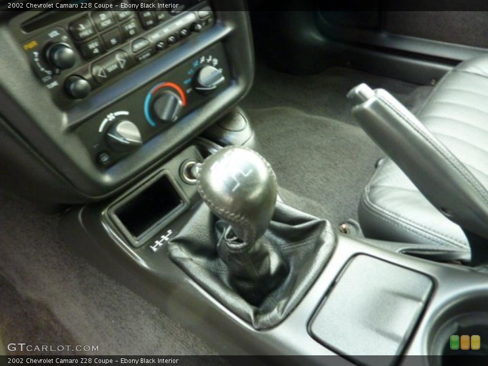 Ebony Black Interior Transmission for the 2002 Chevrolet Camaro Z28 Coupe #41153800