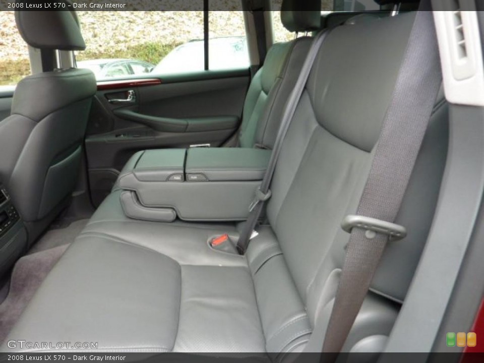 Dark Gray Interior Photo for the 2008 Lexus LX 570 #41154760