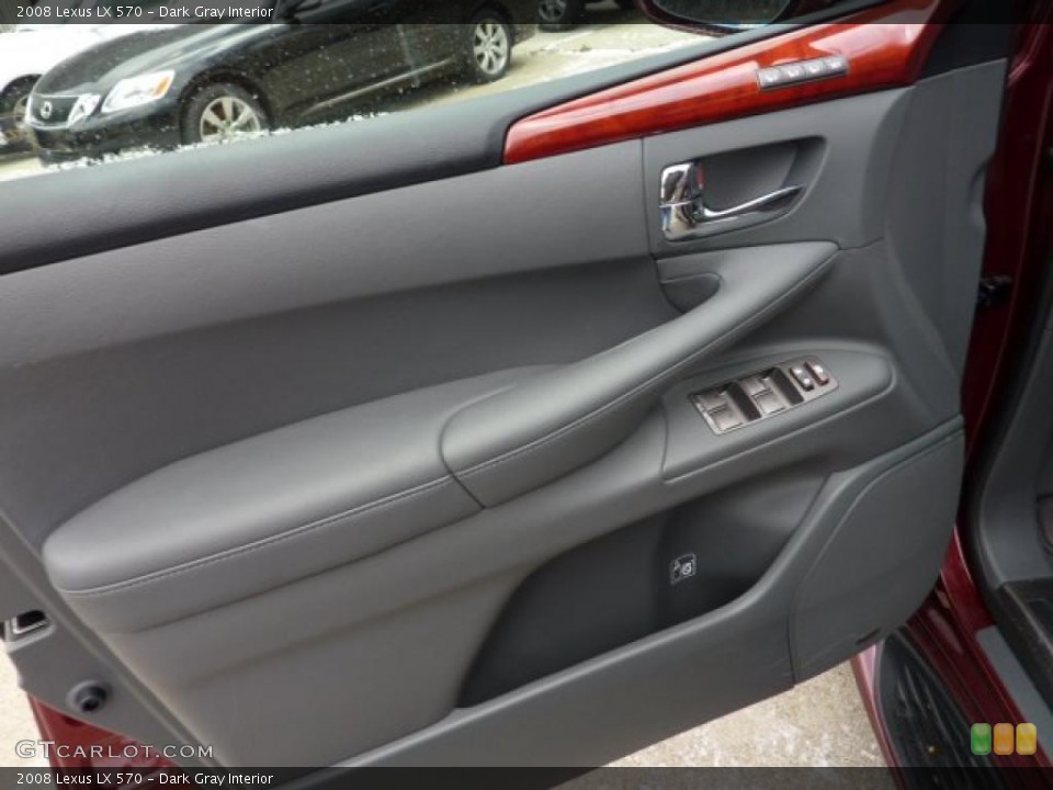 Dark Gray Interior Door Panel for the 2008 Lexus LX 570 #41154792