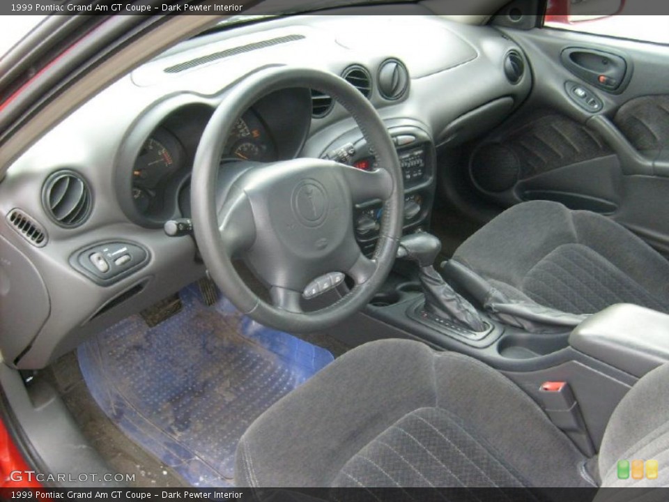 Dark Pewter Interior Prime Interior for the 1999 Pontiac Grand Am GT Coupe #41157428
