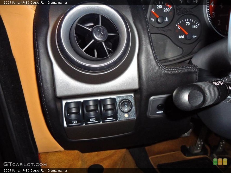 Crema Interior Controls for the 2005 Ferrari F430 Coupe F1 #41157496