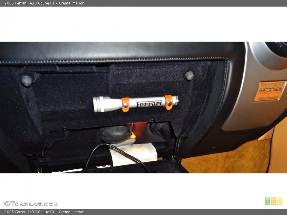Crema Interior Controls for the 2005 Ferrari F430 Coupe F1 #41157612
