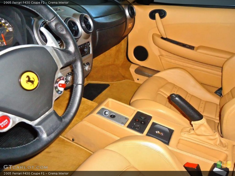 Crema 2005 Ferrari F430 Interiors