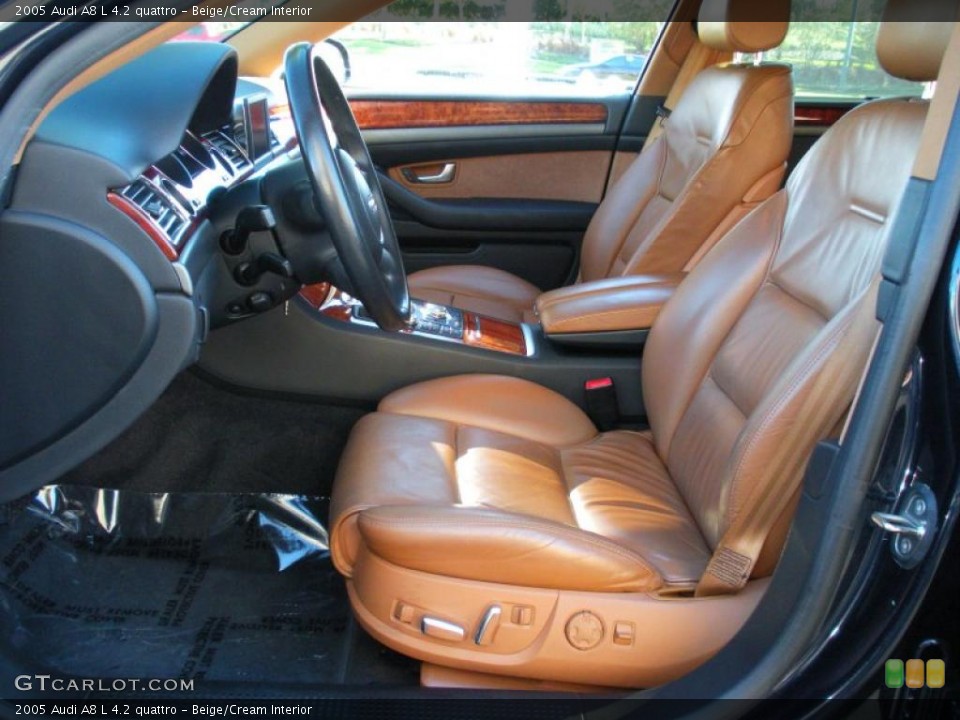 Beige/Cream Interior Photo for the 2005 Audi A8 L 4.2 quattro #41158960