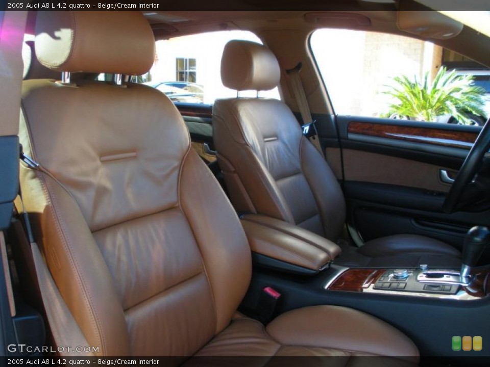 Beige/Cream 2005 Audi A8 Interiors