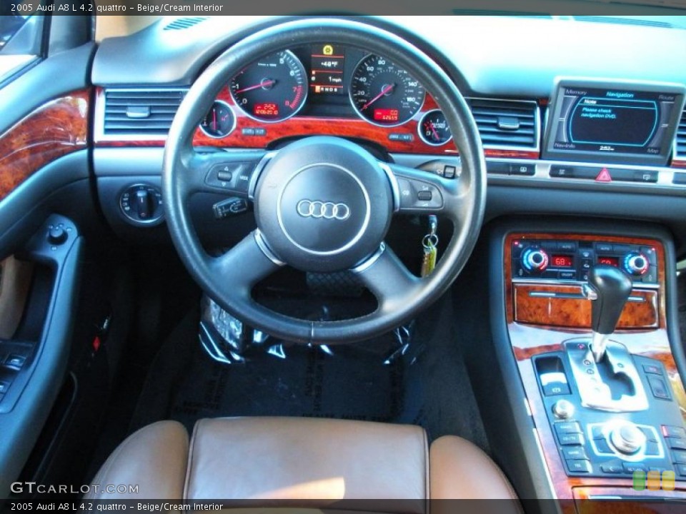 Beige/Cream Interior Dashboard for the 2005 Audi A8 L 4.2 quattro #41159060