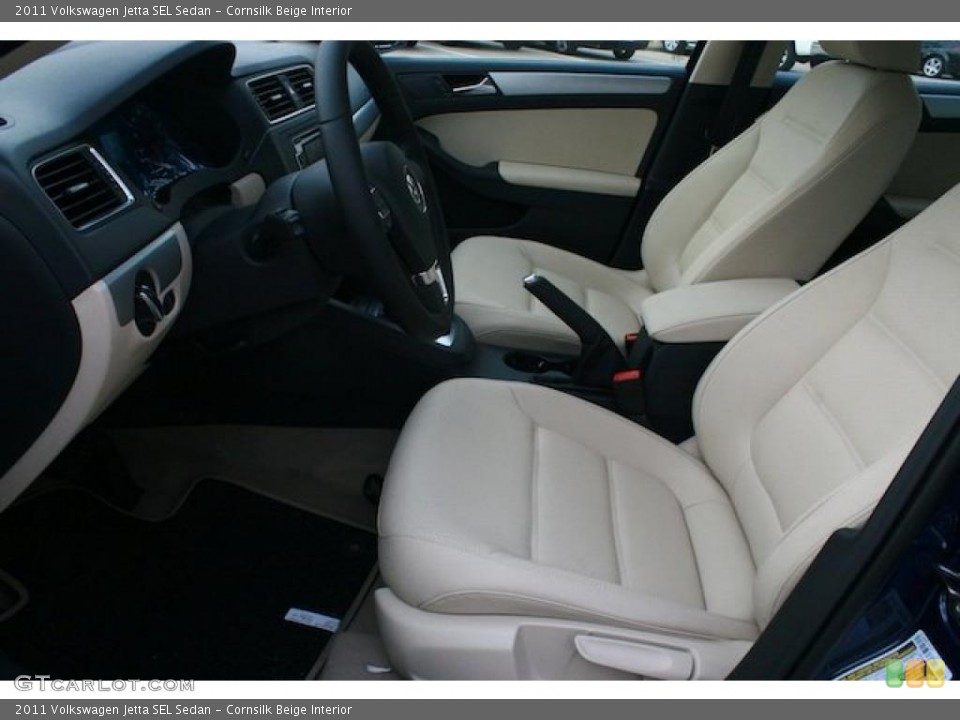 Cornsilk Beige Interior Photo for the 2011 Volkswagen Jetta SEL Sedan #41165632