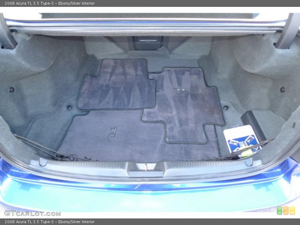Ebony/Silver Interior Trunk for the 2008 Acura TL 3.5 Type-S #41167101