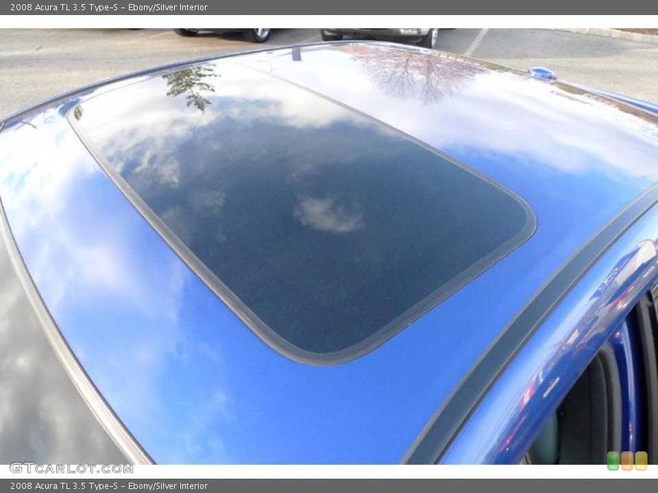 Ebony/Silver Interior Sunroof for the 2008 Acura TL 3.5 Type-S #41167121