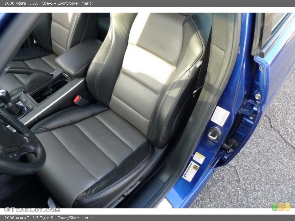 Ebony/Silver Interior Photo for the 2008 Acura TL 3.5 Type-S #41167169