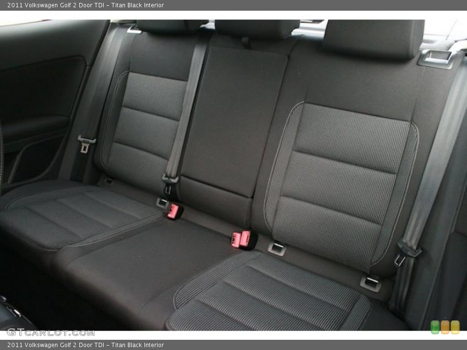 Titan Black Interior Photo for the 2011 Volkswagen Golf 2 Door TDI #41167225