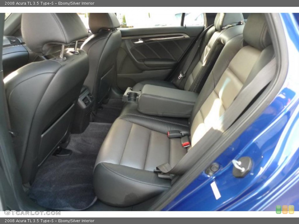 Ebony/Silver Interior Photo for the 2008 Acura TL 3.5 Type-S #41167241