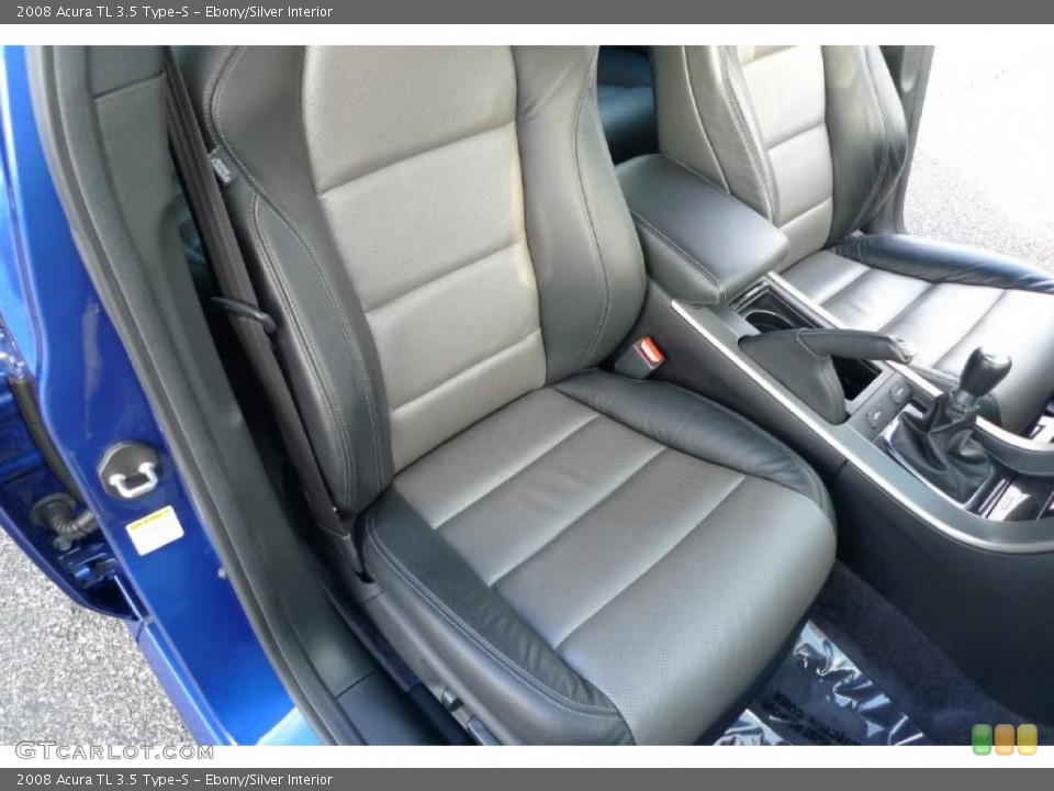 Ebony/Silver Interior Photo for the 2008 Acura TL 3.5 Type-S #41167321