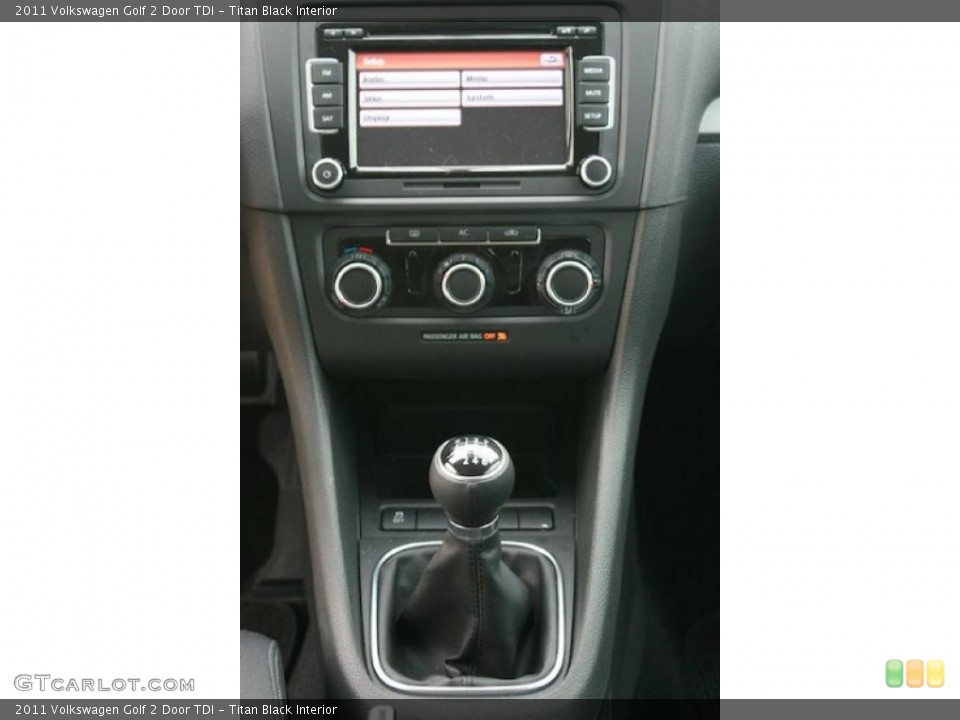Titan Black Interior Transmission for the 2011 Volkswagen Golf 2 Door TDI #41167329