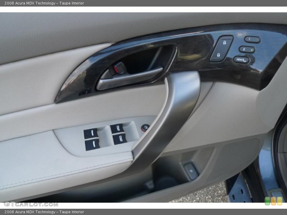 Taupe Interior Controls for the 2008 Acura MDX Technology #41168013