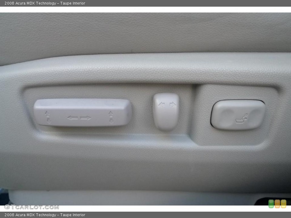Taupe Interior Controls for the 2008 Acura MDX Technology #41168045