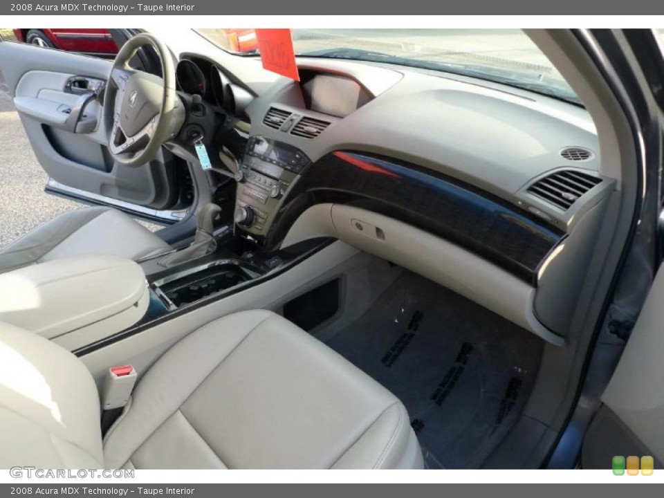 Taupe Interior Dashboard for the 2008 Acura MDX Technology #41168141
