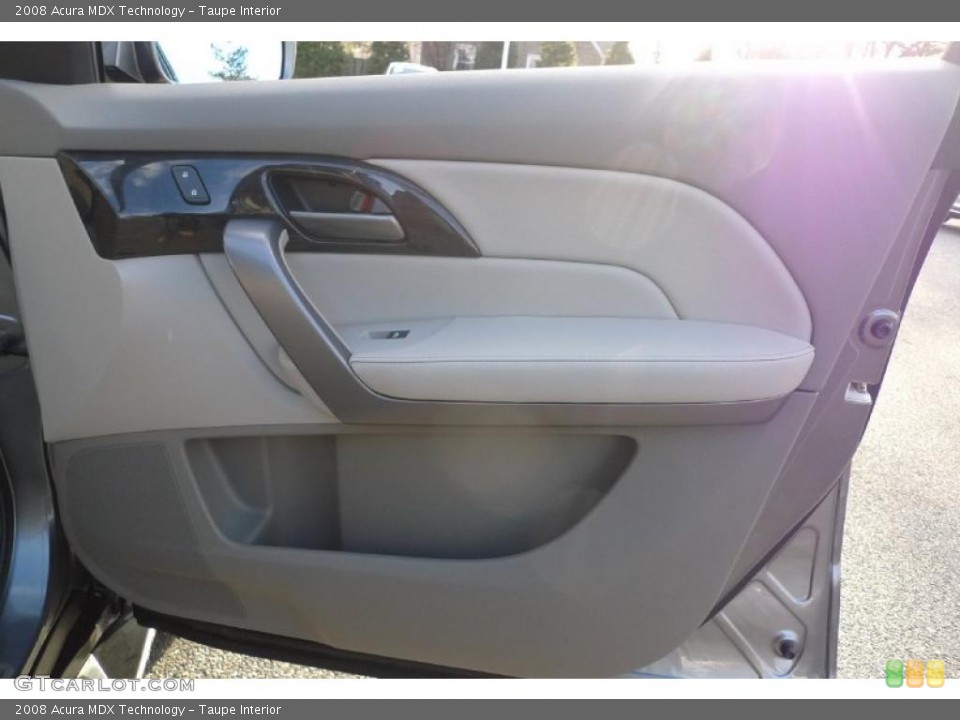 Taupe Interior Door Panel for the 2008 Acura MDX Technology #41168189