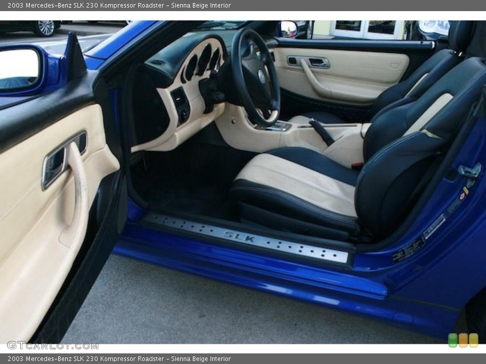 Sienna Beige Interior Photo for the 2003 Mercedes-Benz SLK 230 Kompressor Roadster #41169095