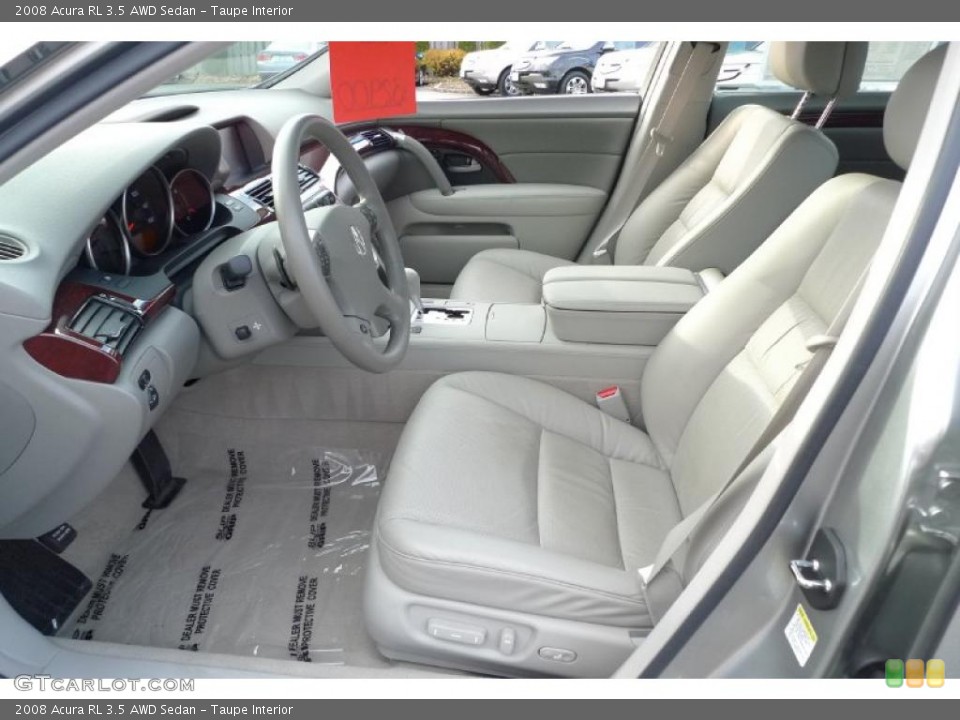 Taupe Interior Photo for the 2008 Acura RL 3.5 AWD Sedan #41169406