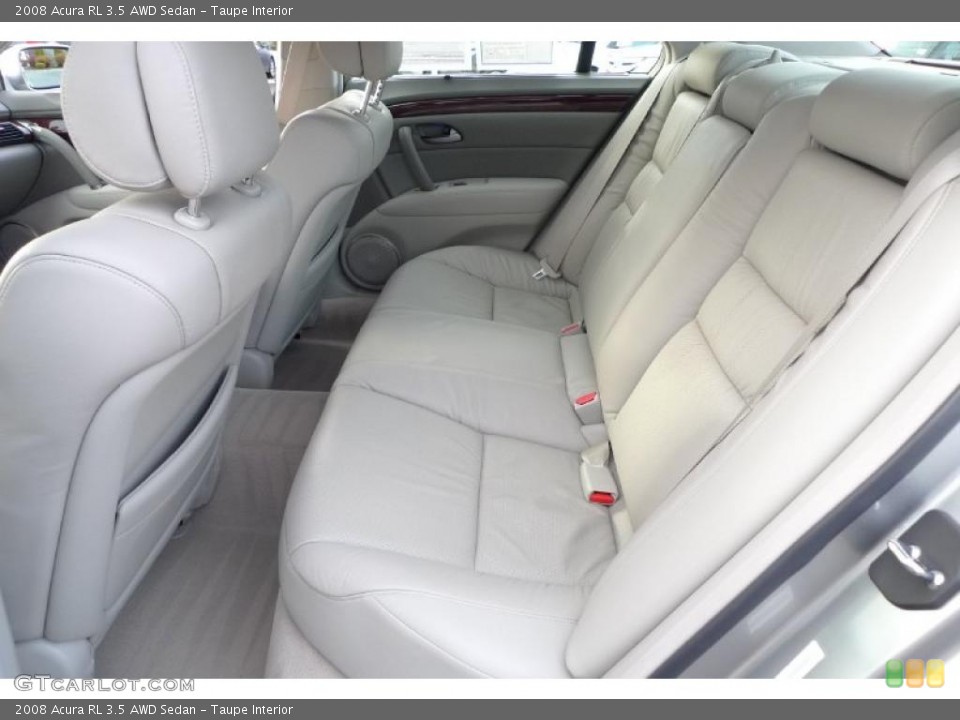 Taupe Interior Photo for the 2008 Acura RL 3.5 AWD Sedan #41169426