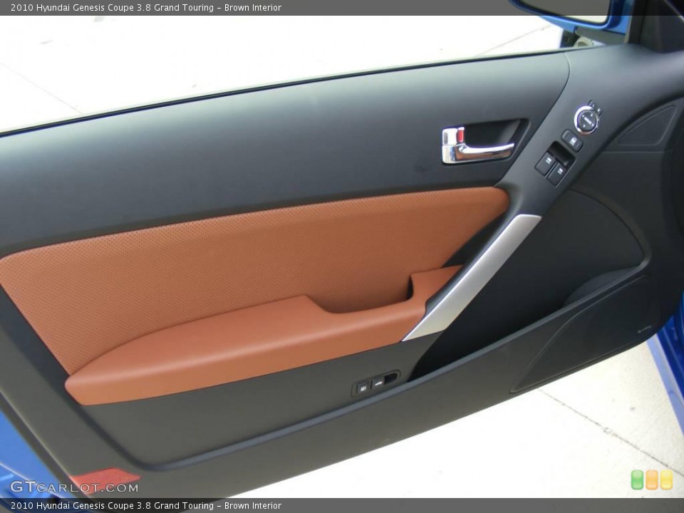 Brown Interior Door Panel for the 2010 Hyundai Genesis Coupe 3.8 Grand Touring #4116977