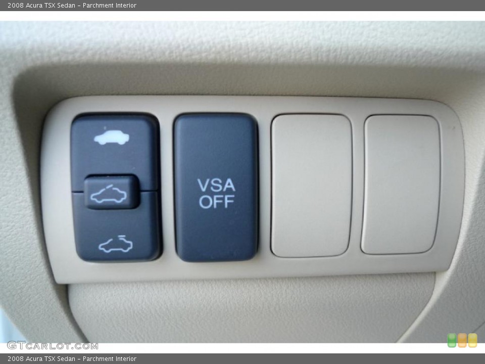 Parchment Interior Controls for the 2008 Acura TSX Sedan #41170658