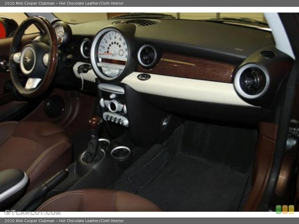 Hot Chocolate Leather/Cloth Interior Dashboard for the 2010 Mini Cooper Clubman #41170802