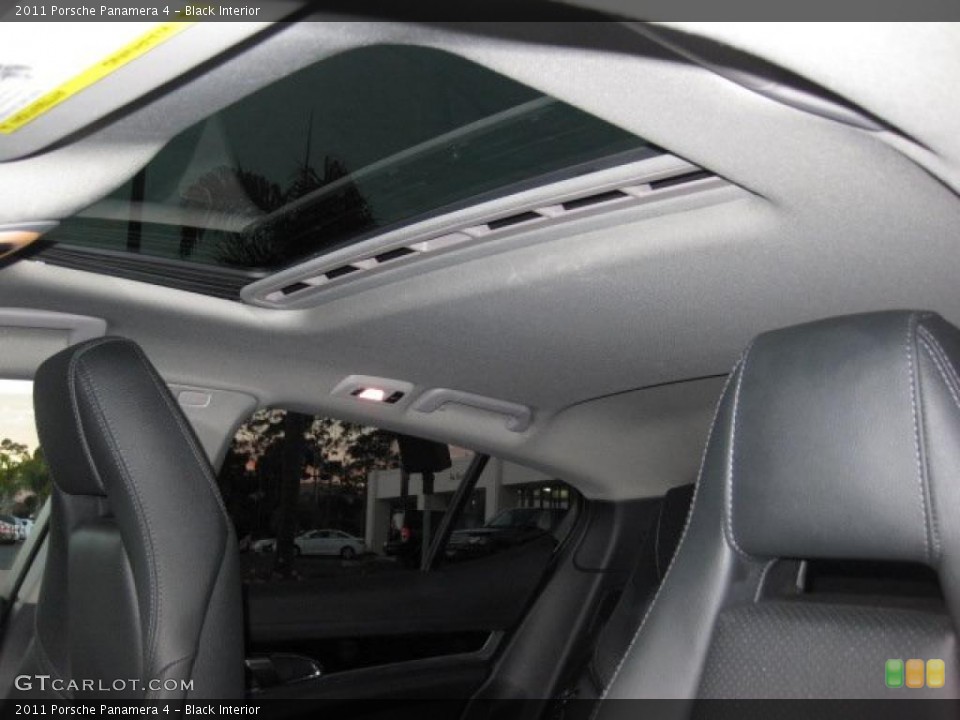 Black Interior Sunroof for the 2011 Porsche Panamera 4 #41172514