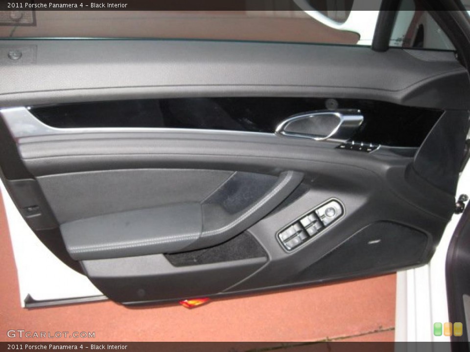 Black Interior Door Panel for the 2011 Porsche Panamera 4 #41172522