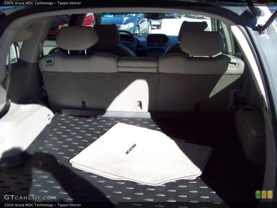 Taupe Interior Trunk for the 2009 Acura MDX Technology #41172726