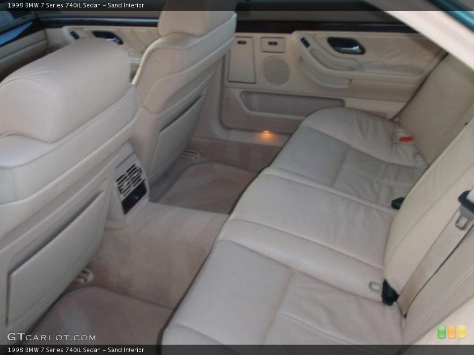 Sand Interior Photo for the 1998 BMW 7 Series 740iL Sedan #41173798