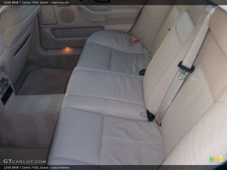 Sand Interior Photo for the 1998 BMW 7 Series 740iL Sedan #41173806