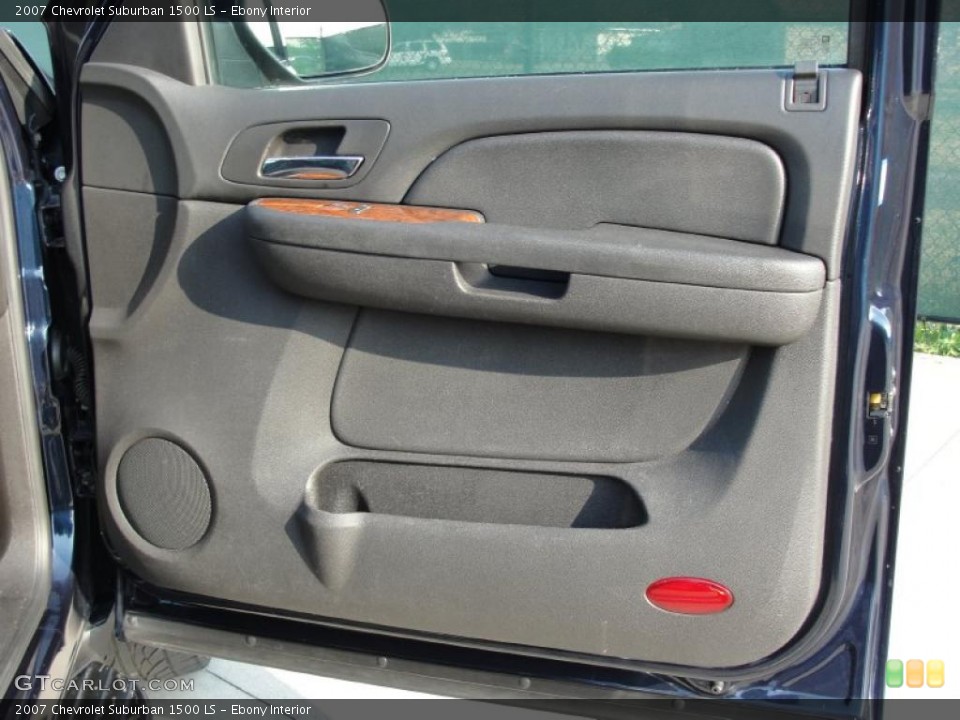 Ebony Interior Door Panel for the 2007 Chevrolet Suburban 1500 LS #41174342