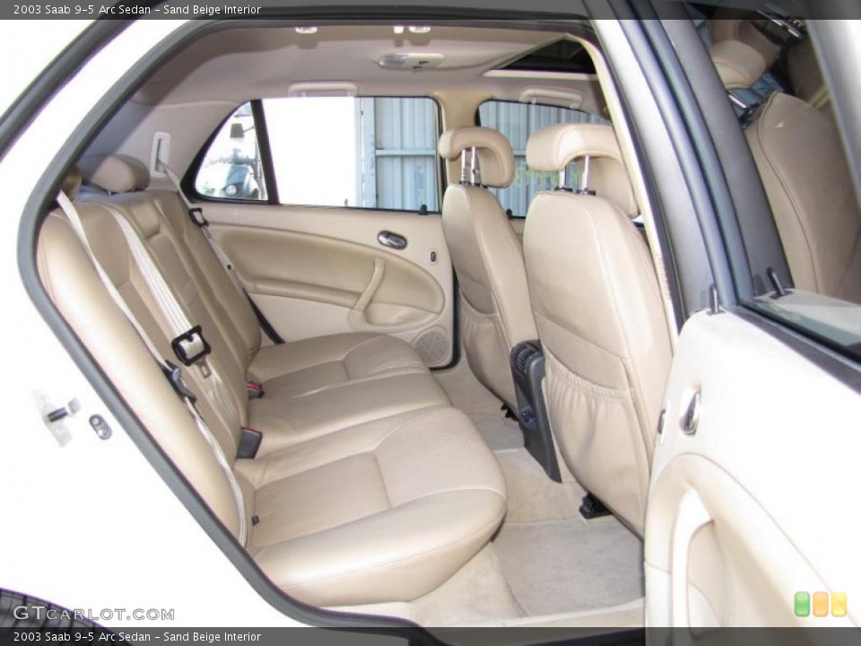 Sand Beige Interior Photo for the 2003 Saab 9-5 Arc Sedan #41175278