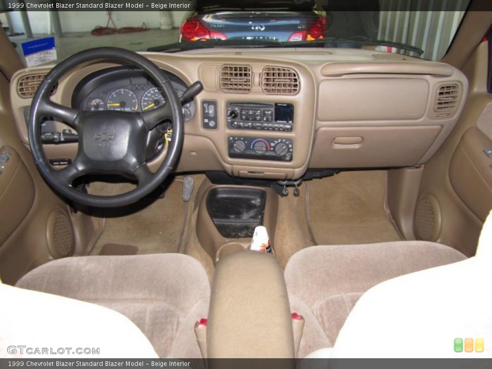 Beige Interior Prime Interior for the 1999 Chevrolet Blazer  #41175822