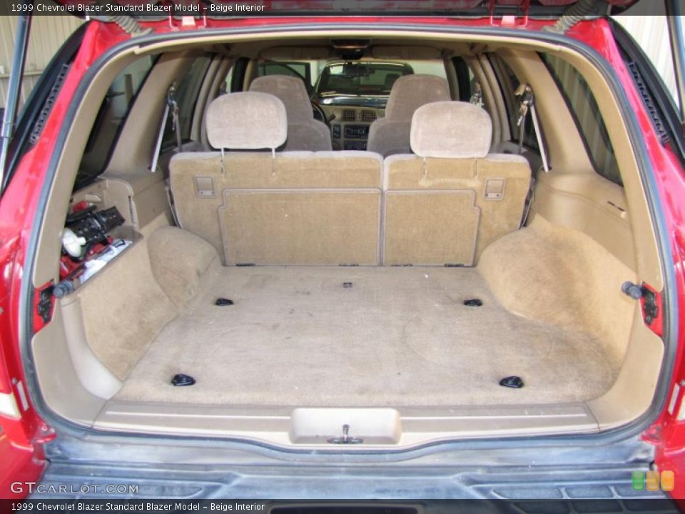 Beige Interior Trunk for the 1999 Chevrolet Blazer  #41175858