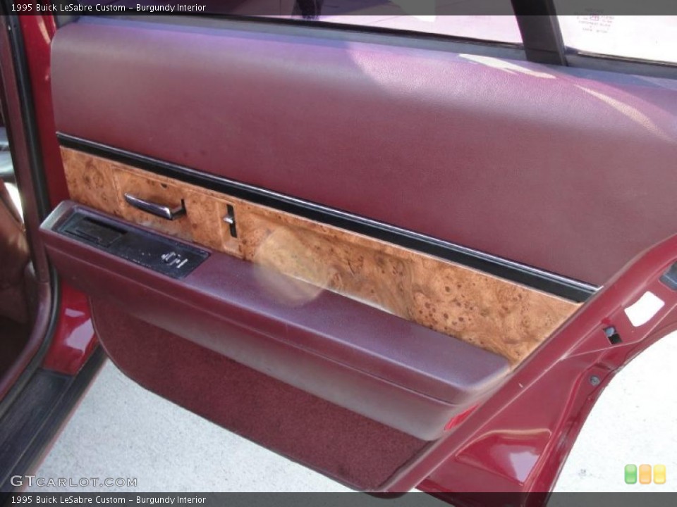 Burgundy Interior Door Panel for the 1995 Buick LeSabre Custom #41176426