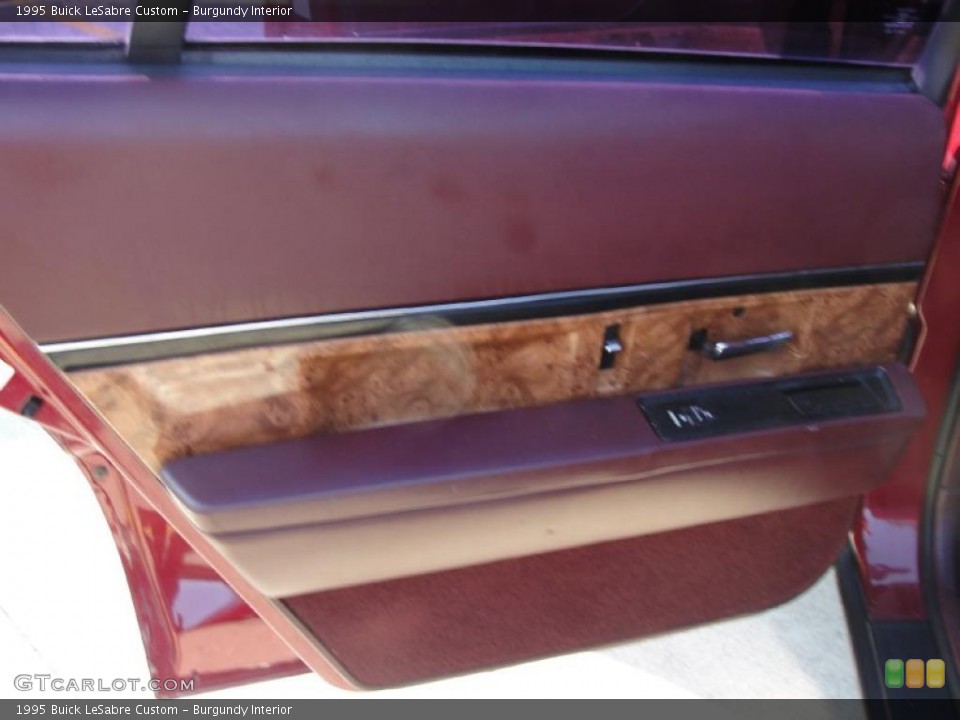Burgundy Interior Door Panel for the 1995 Buick LeSabre Custom #41176434